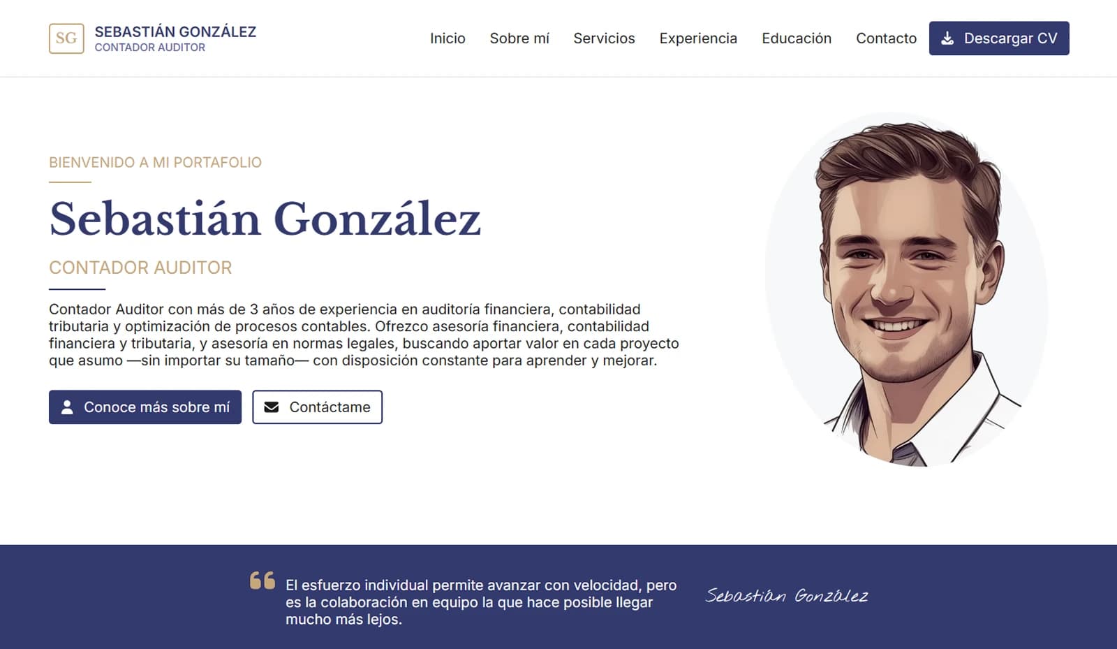Sebastián Gonzáles website